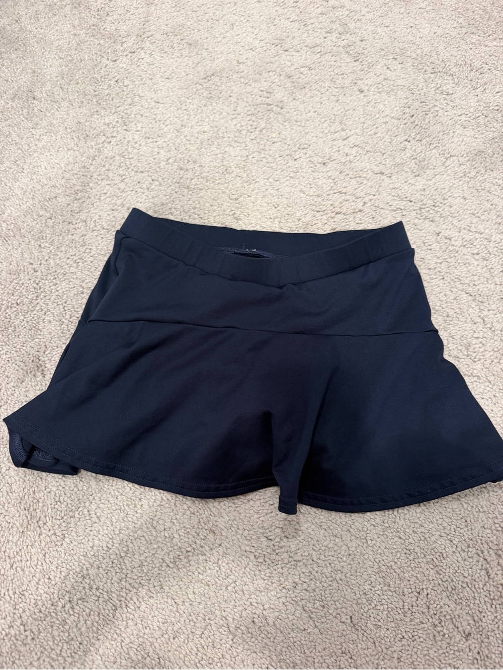 Varsity Navy Performance Skort